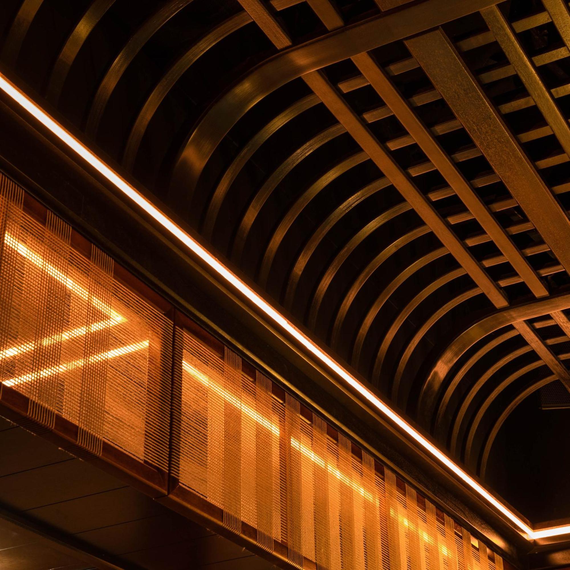 Delano Dubai At Bluewaters Hotel Екстериор снимка The ceiling of the station